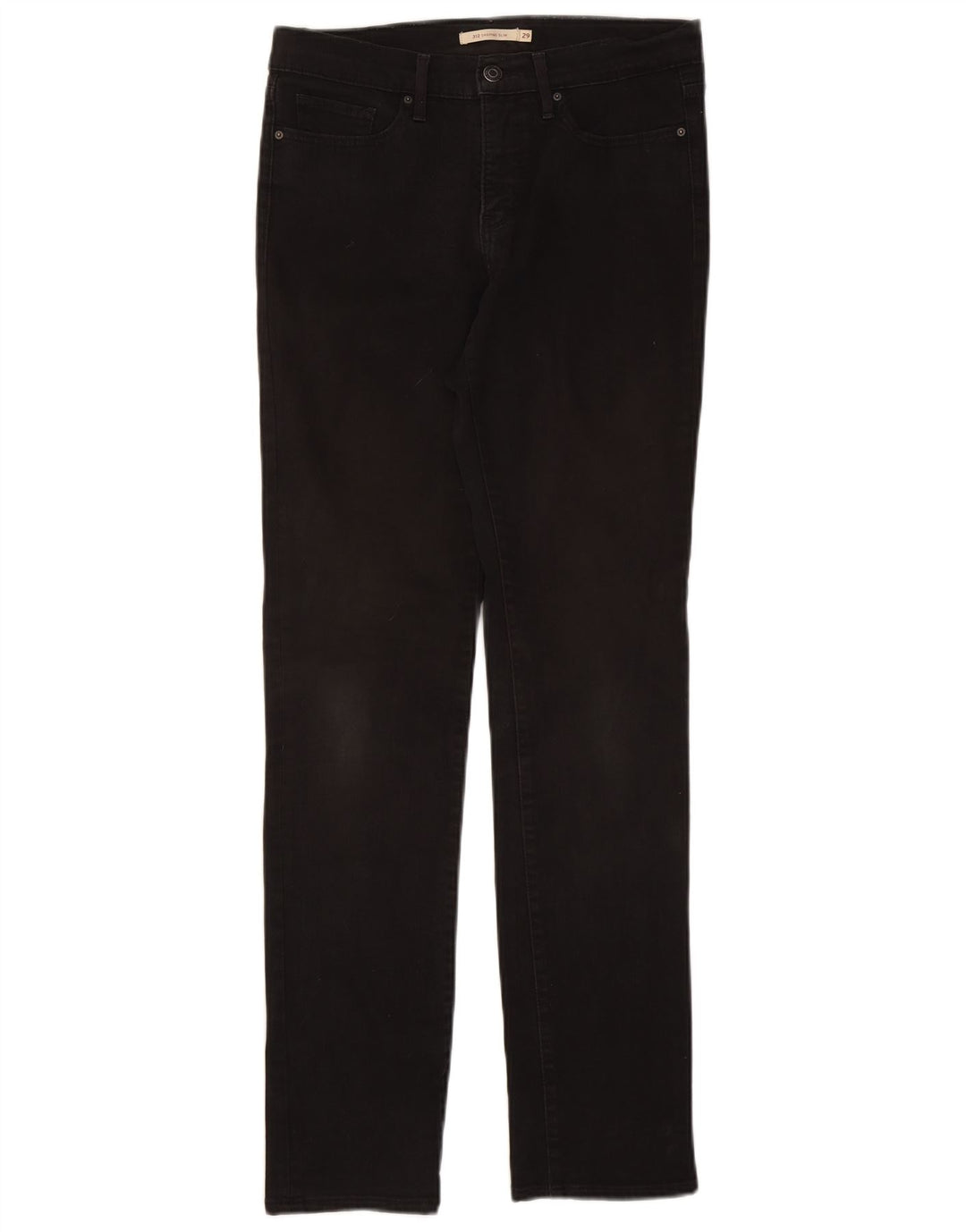 Levi's Womens 312 Shaping Slim Jeans W29 L31 Black