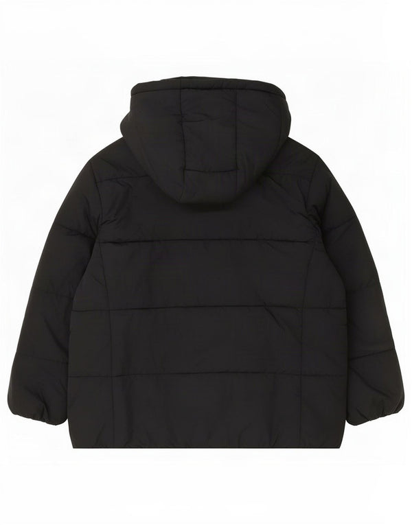 Marks & Spencer Womens Hooded Padded Jacket UK 22 3XL Black Polyester