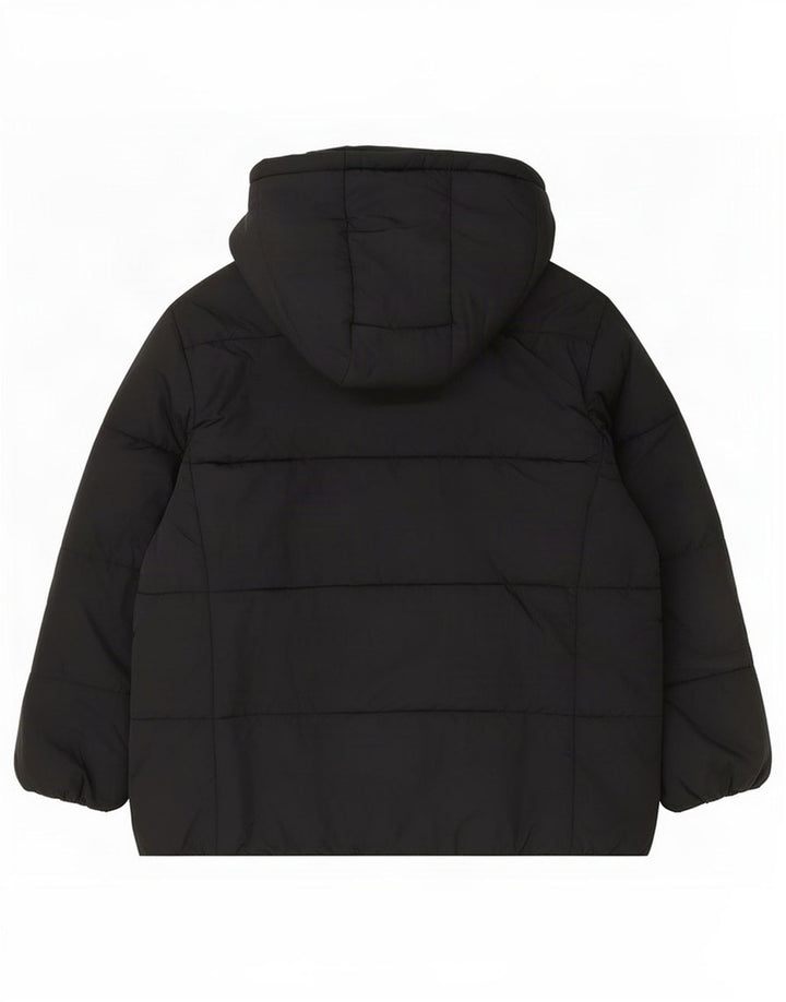 Marks & Spencer Womens Hooded Padded Jacket UK 22 3XL Black Polyester