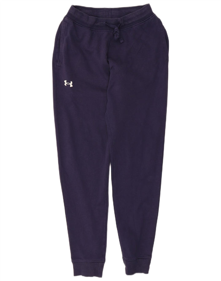 Under Armour Womens Tracksuit Trousers Joggers UK 12 Medium Navy Blue