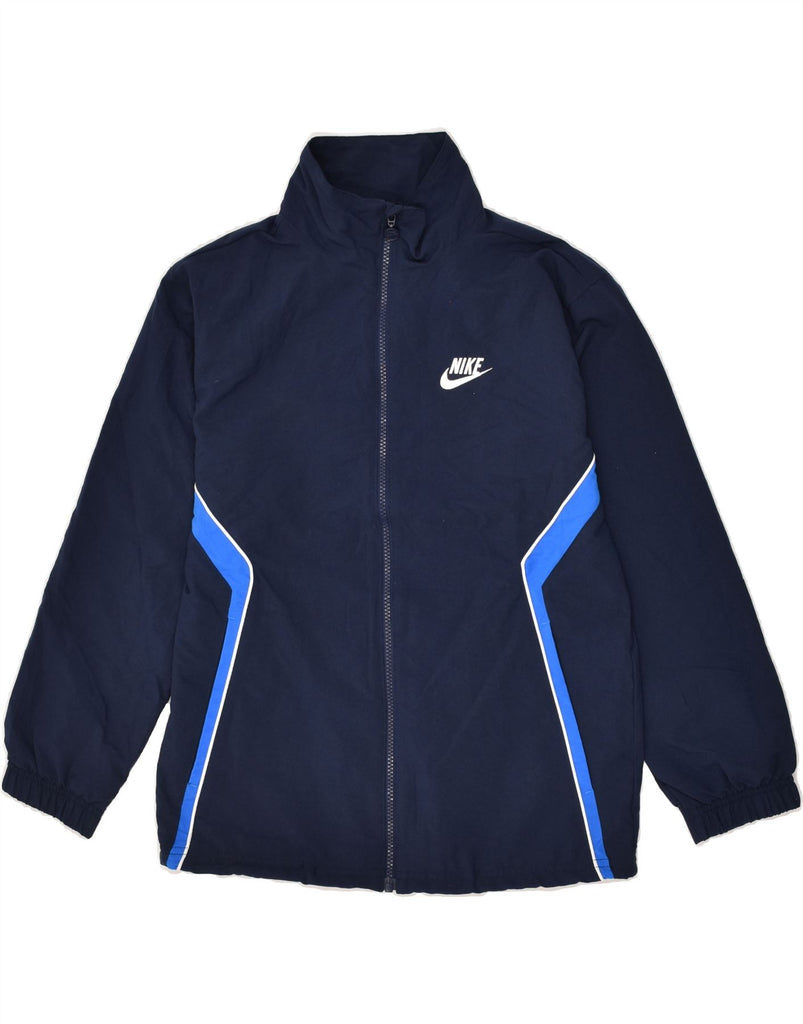 NIKE Boys Graphic Tracksuit Top Jacket 12-13 Years Large Navy Blue | Vintage Nike | Thrift | Second-Hand Nike | Used Clothing | Messina Hembry 