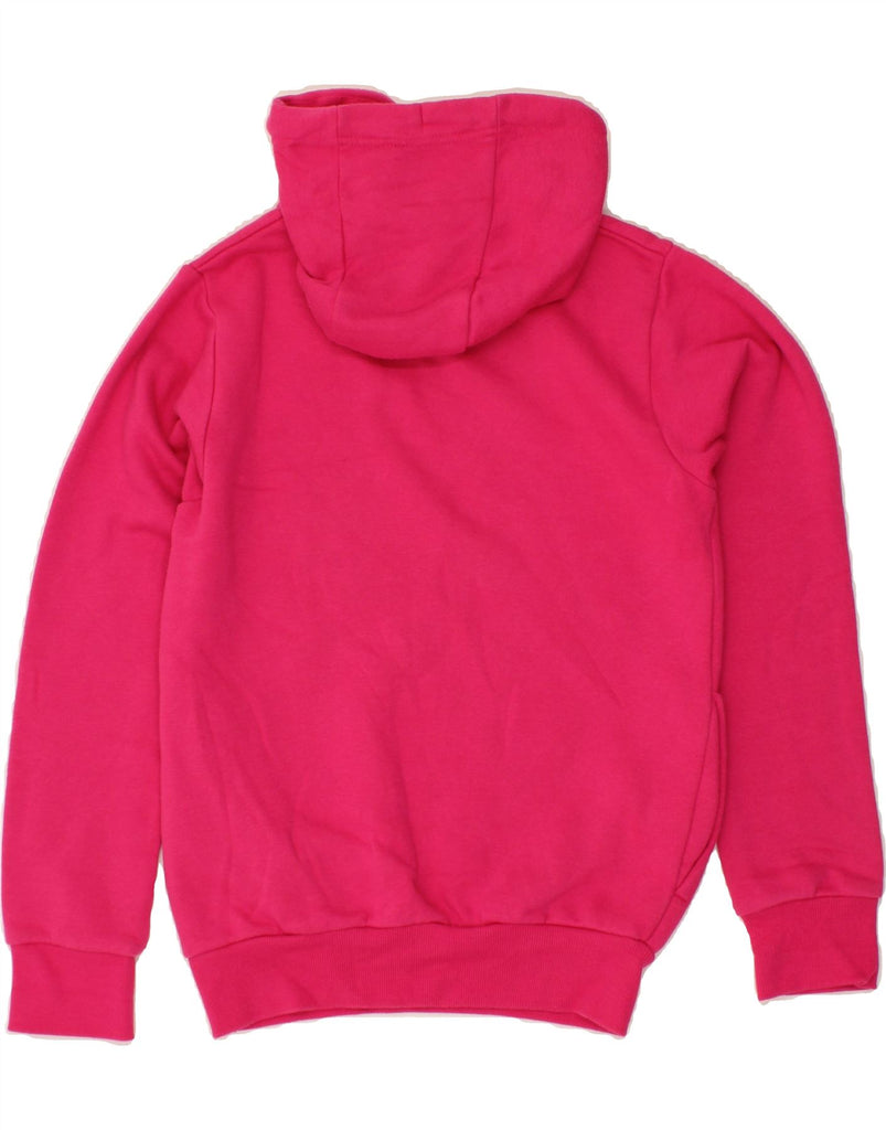 MCKENZIE Womens Hoodie Jumper UK 14 Medium Pink Cotton Vintage Mckenzie and Second-Hand Mckenzie from Messina Hembry 