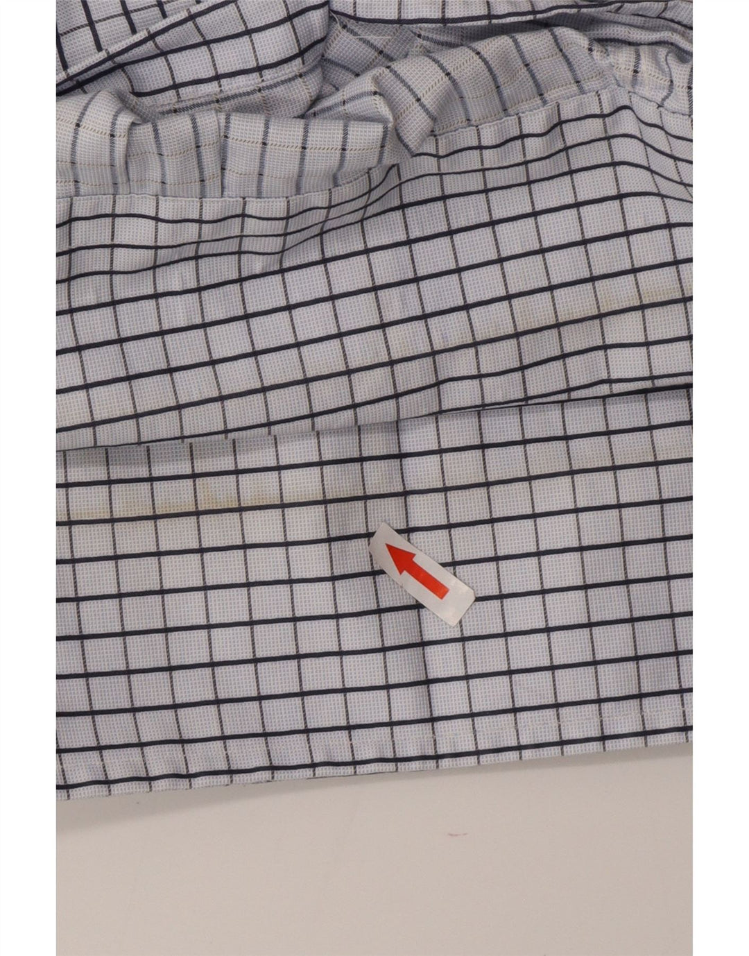 Massimo Dutti Mens Shirt Medium Blue Check