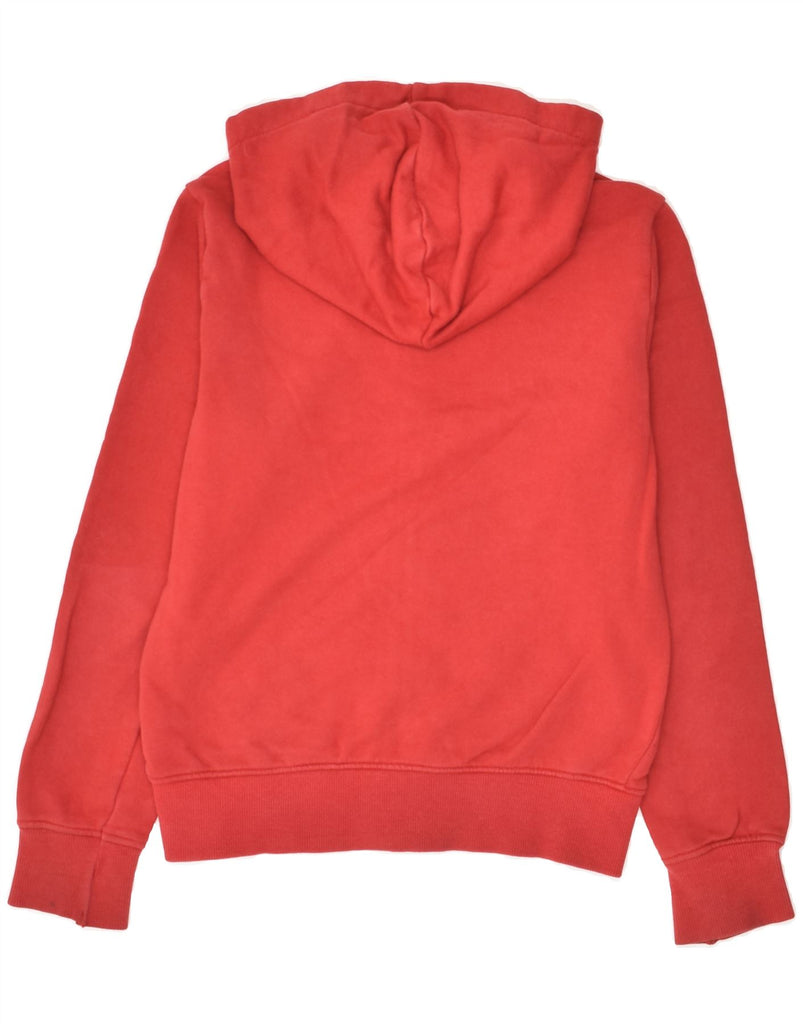 BENETTON Boys Graphic Zip Hoodie Sweater 10-11 Years XL  Red Cotton | Vintage Benetton | Thrift | Second-Hand Benetton | Used Clothing | Messina Hembry 