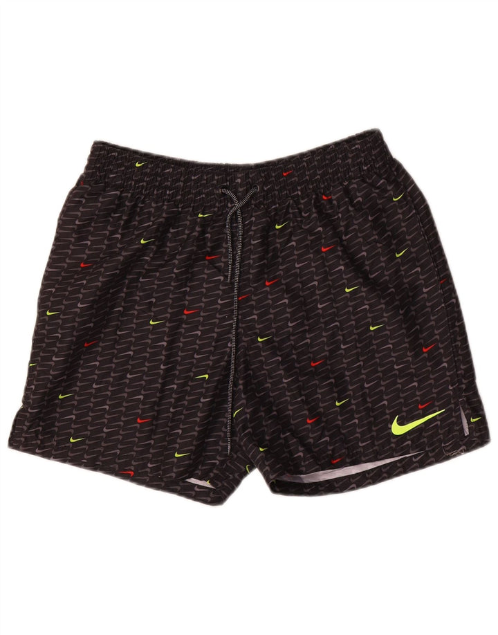 Nike Mens Graphic Sport Shorts Small Black Polyester