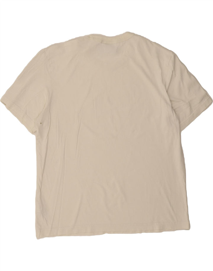 ADIDAS Mens T-Shirt Top Large White Cotton Vintage Adidas and Second-Hand Adidas from Messina Hembry 