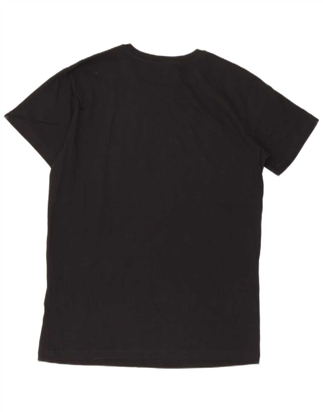 Diesel Mens Graphic T-Shirt Top Small Black Cotton