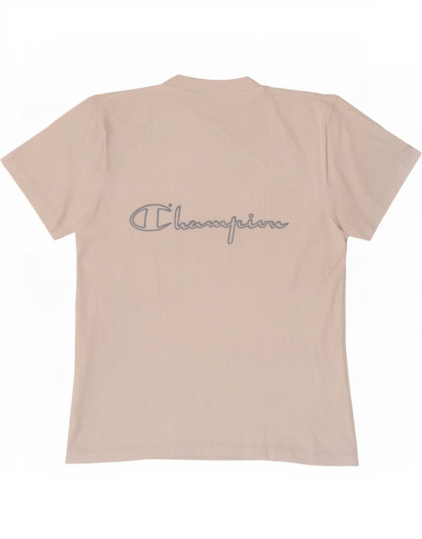 Champion Mens Graphic T-Shirt Top Small White Cotton