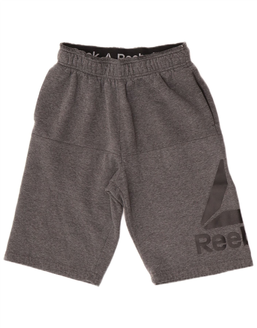 Reebok Mens Graphic Sport Shorts Small  Grey Cotton