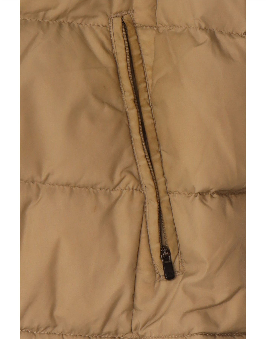 KAPPA Mens Padded Gilet UK 40 Large Beige Polyamide Vintage Kappa and Second-Hand Kappa from Messina Hembry 