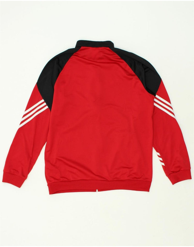 ADIDAS Mens Tracksuit Top Jacket Large Red Polyester | Vintage Adidas | Thrift | Second-Hand Adidas | Used Clothing | Messina Hembry 