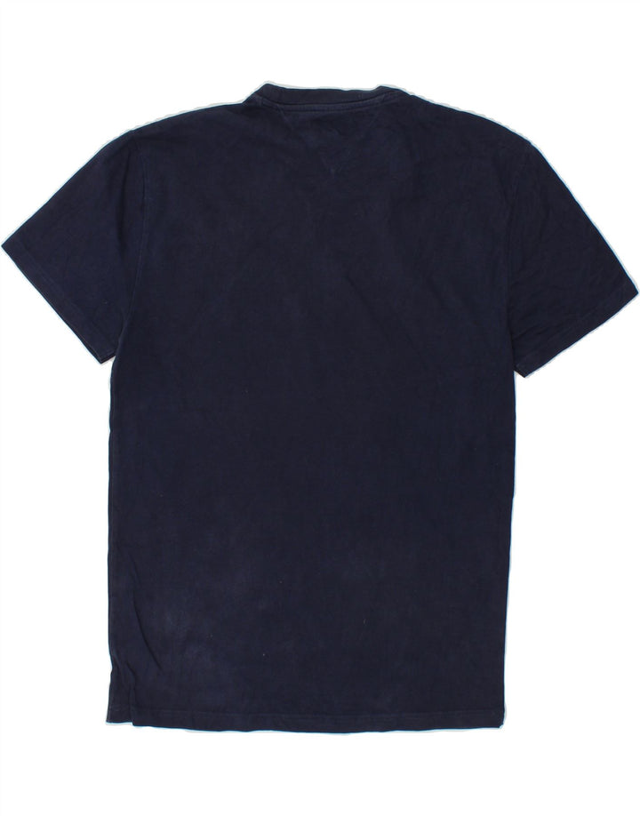 TOMMY HILFIGER Mens T-Shirt Top Medium Navy Blue Vintage Tommy Hilfiger and Second-Hand Tommy Hilfiger from Messina Hembry 