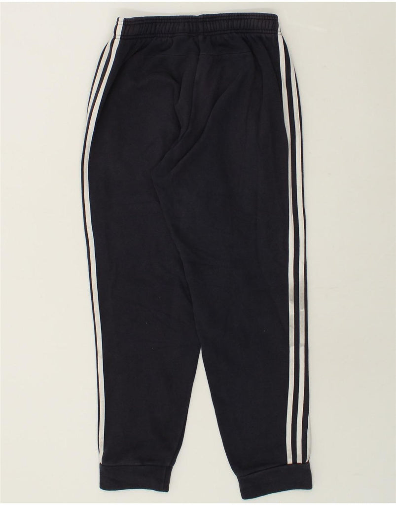 ADIDAS Mens Tracksuit Trousers Joggers Small Navy Blue Cotton | Vintage Adidas | Thrift | Second-Hand Adidas | Used Clothing | Messina Hembry 