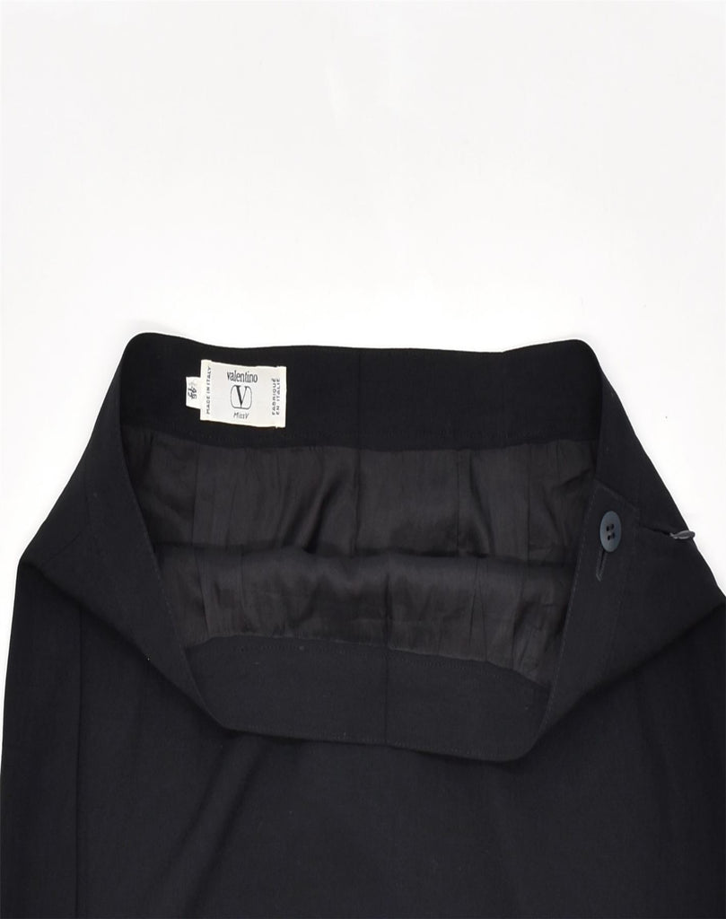 VALENTINO Womens Pencil Skirt IT 46 Large W34 Black | Vintage | Thrift | Second-Hand | Used Clothing | Messina Hembry 