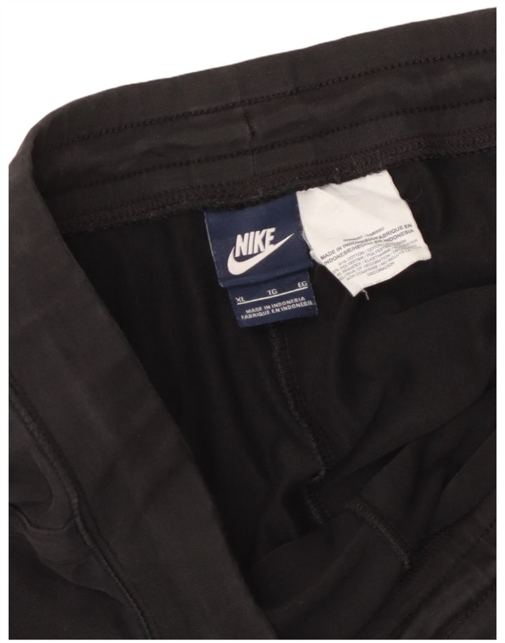 NIKE Mens Tracksuit Trousers XL  Black Cotton