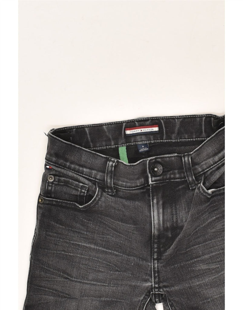 TOMMY HILFIGER Boys Straight Jeans 7-8 Years W24 L24 Black Cotton | Vintage Tommy Hilfiger | Thrift | Second-Hand Tommy Hilfiger | Used Clothing | Messina Hembry 