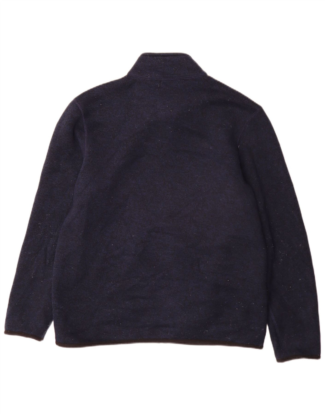 Marks & Spencer Mens Tracksuit Top Jacket Large Navy Blue Polyester