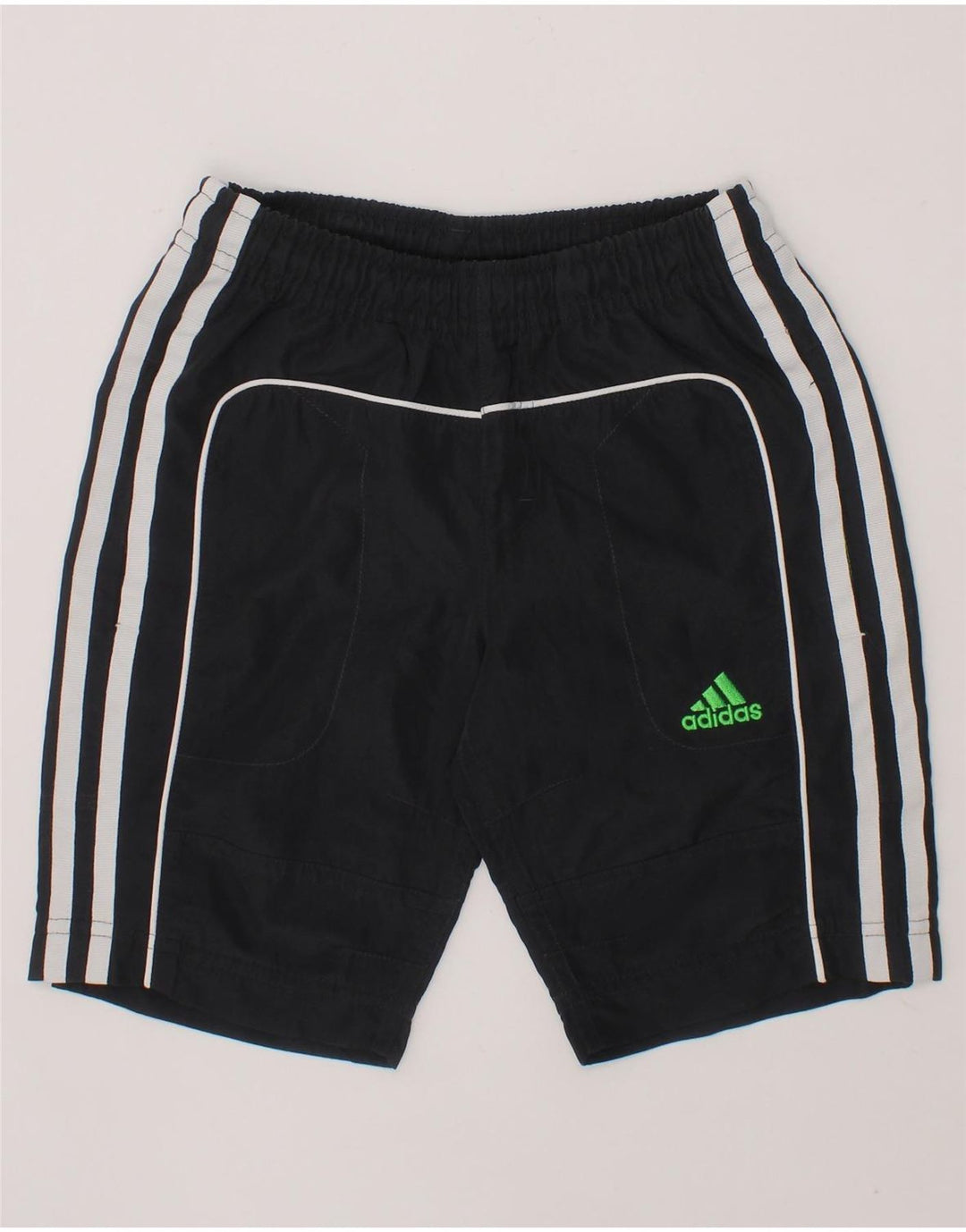 ADIDAS Boys Sport Shorts 4-5 Years  Grey Polyester Vintage Adidas and Second-Hand Adidas from Messina Hembry 
