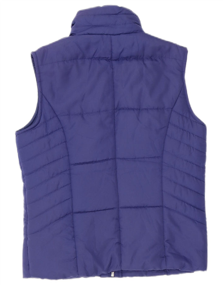 Kappa Womens Padded Gilet UK 14 Medium Purple Polyester