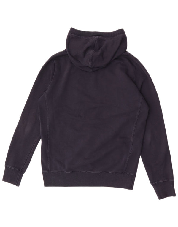 Converse Mens Graphic Hoodie Jumper Medium Navy Blue Cotton