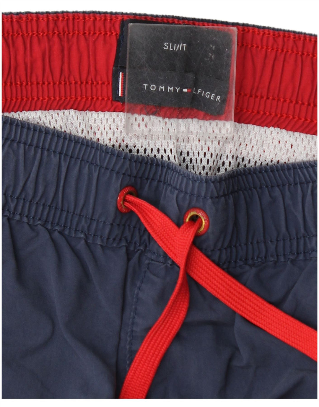Tommy Hilfiger Mens Slim Fit Swimming Shorts Medium Blue Colourblock