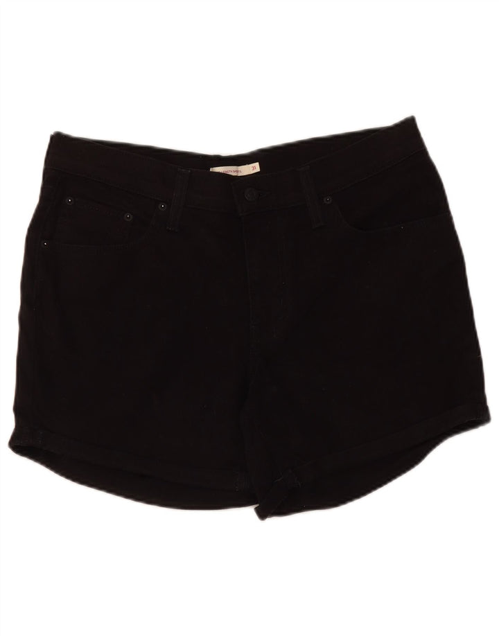 LEVI'S Womens Denim Shorts  W31 Medium Black
