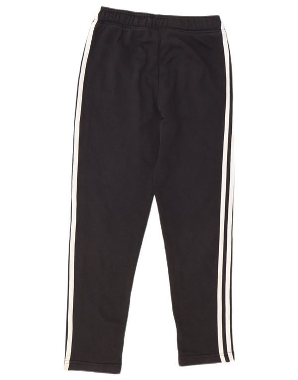 Adidas Boys Tracksuit Trousers 11-12 Years  Black Cotton