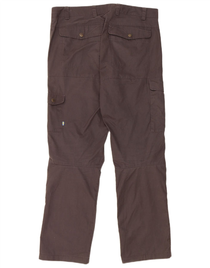 Fjall Raven Mens Straight Cargo Trousers EU 48 Medium W32 L31 Grey