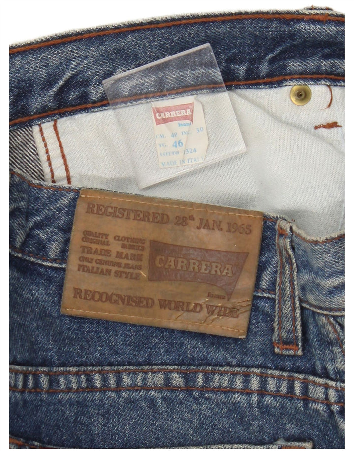 Carrera Mens Slim Jeans IT 46 Small W26 L32 Blue Cotton