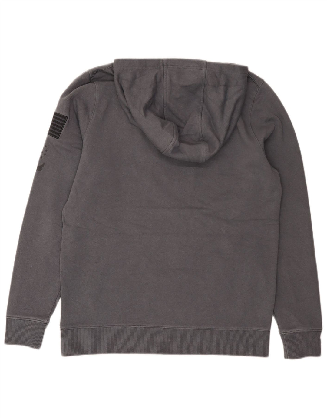 Under Armour Mens Cold Gear Graphic Hoodie Jumper Medium Grey