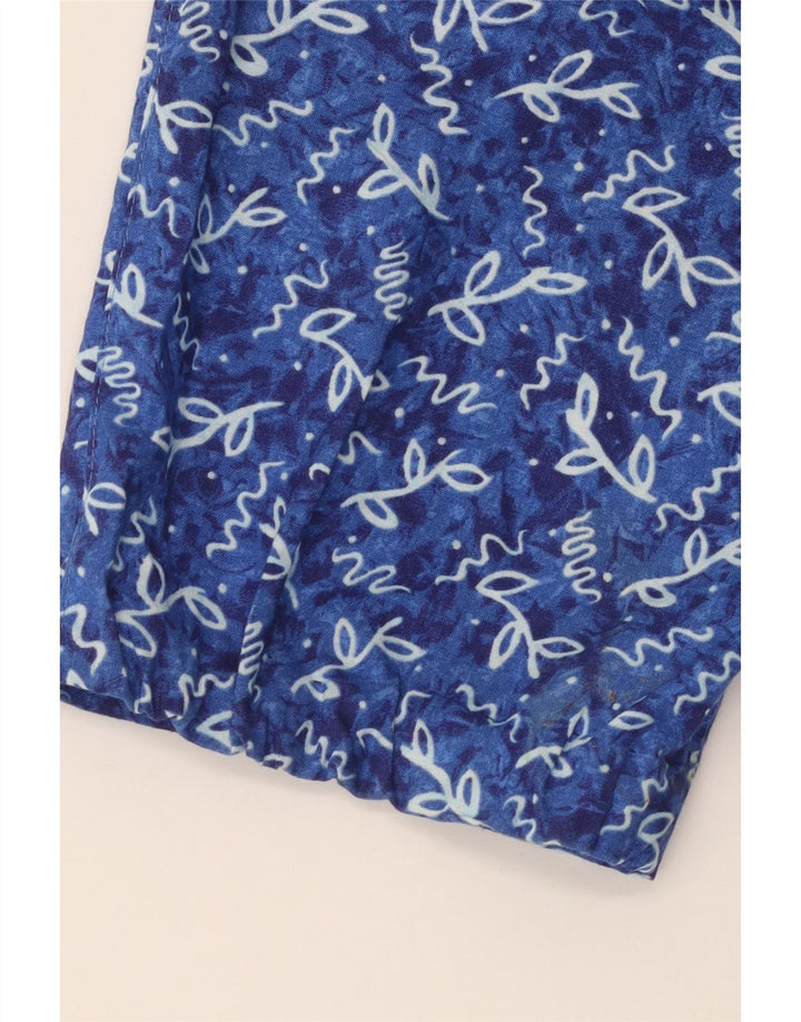 Great Escapes Mens Tracksuit Trousers Medium Blue Floral