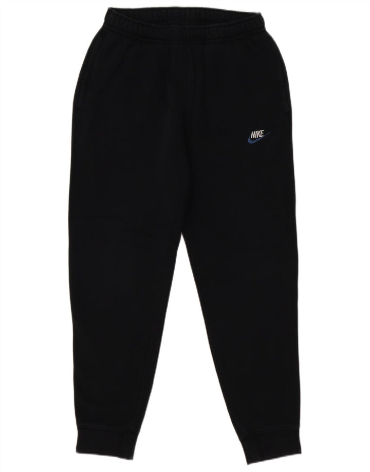 Nike Mens Tracksuit Trousers Joggers Small Black Cotton