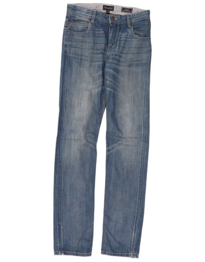 Massimo Dutti Boys Straight Jeans 13-14 Years W30 L34 Blue