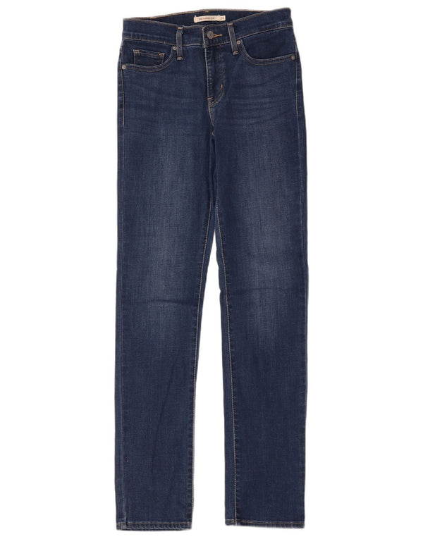 Levi's Womens 312 Shaping Slim Jeans W26 L32 Blue Cotton