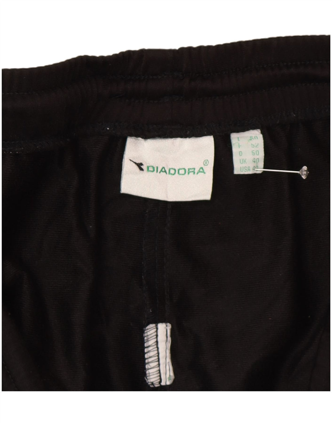 DIADORA Mens Tracksuit Trousers UK 40 Medium Black