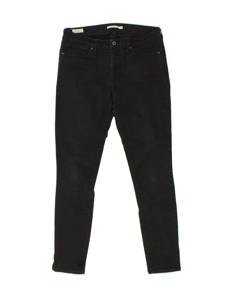 LEVI'S Womens 711 Skinny Jeans W31 L31 Black Vintage Levi's and Second-Hand Levi's from Messina Hembry 