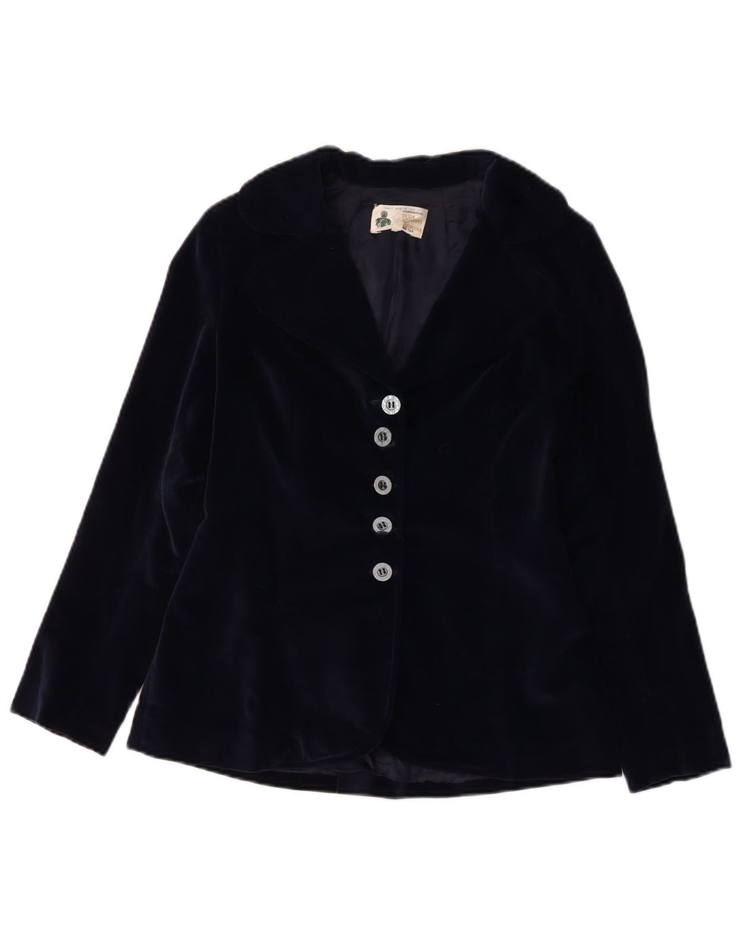Duca Visconti Di Modrone Womens 5 Button Blazer Jacket IT 44 Medium Navy Bl