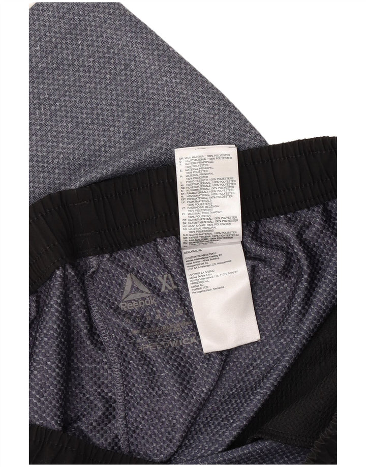 Reebok Mens Sport Shorts XL  Grey Polyester