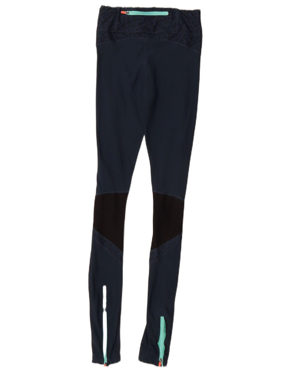 Sweaty Betty Womens Leggings UK 6 XS  Blue Colourblock Polyamide