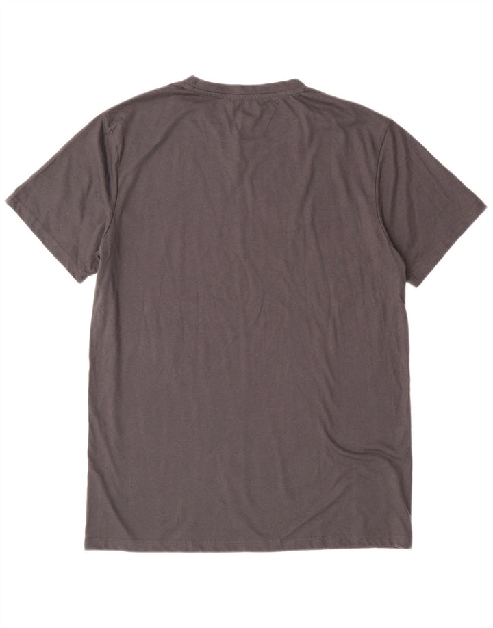 PUMA Mens T-Shirt Top Large Grey Cotton