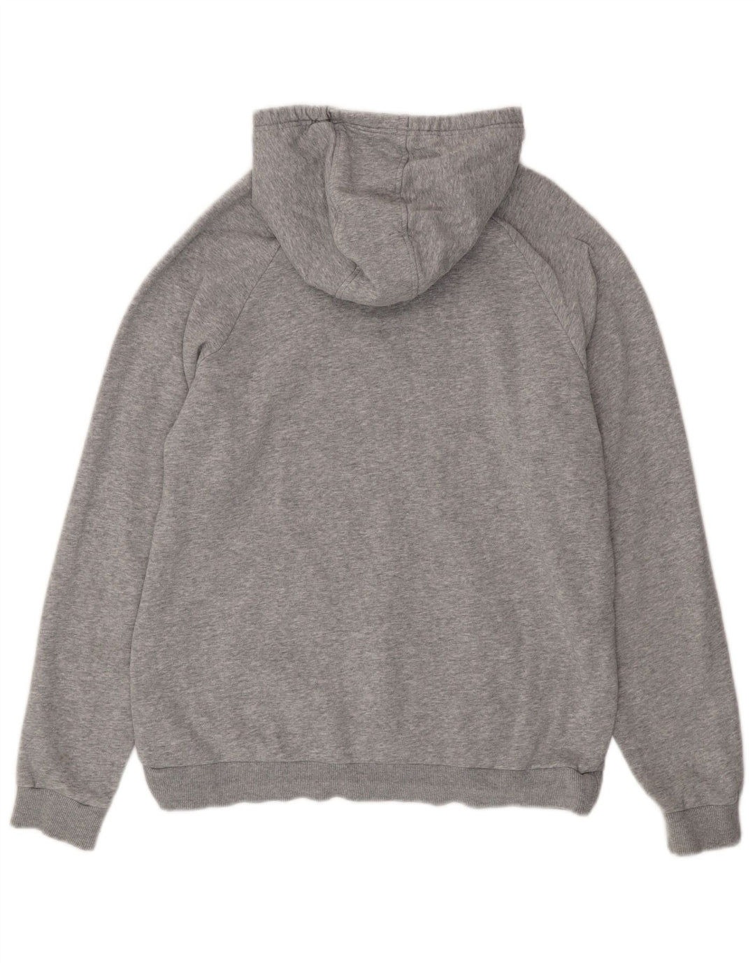 UNDER ARMOUR Mens Hoodie Jumper Large Grey Flecked Cotton