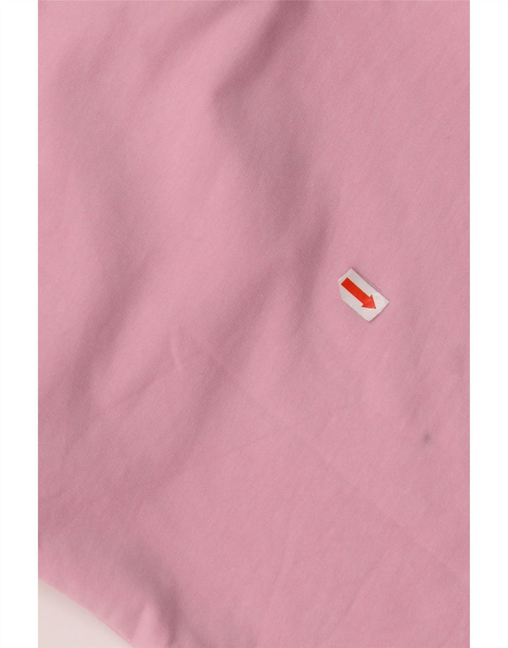 PUMA Womens Graphic T-Shirt Top UK 18 XL Pink Colourblock Cotton