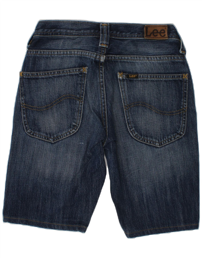 LEE Boys Denim Shorts 8-9 Years W24 Navy Blue Cotton | Vintage Lee | Thrift | Second-Hand Lee | Used Clothing | Messina Hembry 