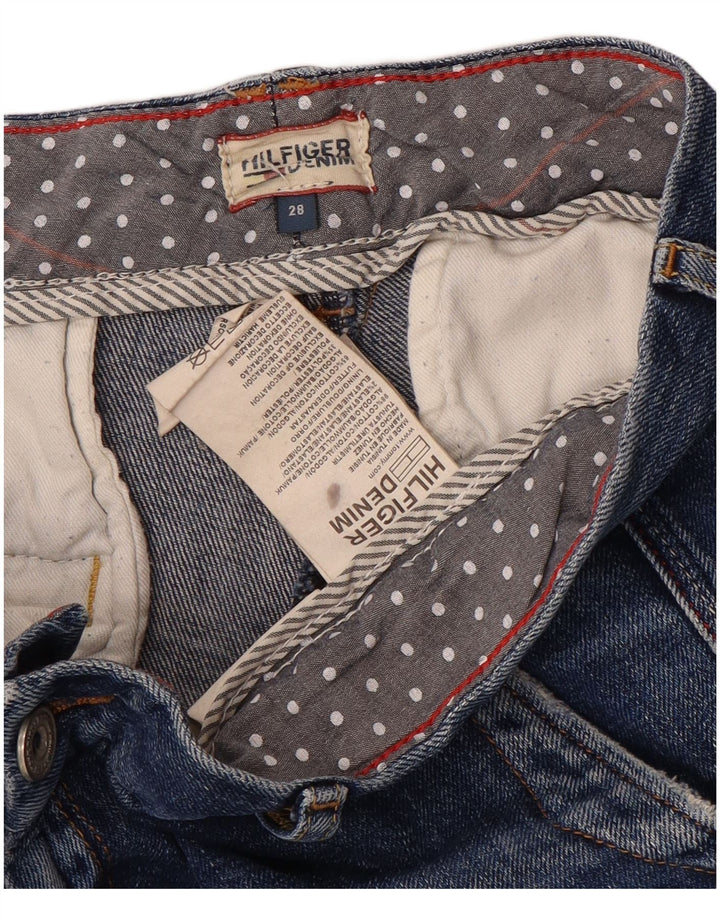 Tommy Hilfiger Womens Denim Shorts W28 Medium Blue Cotton