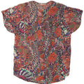 Vintage Womens Abstract Pattern Shirt Blouse UK 14 Large Multicoloured