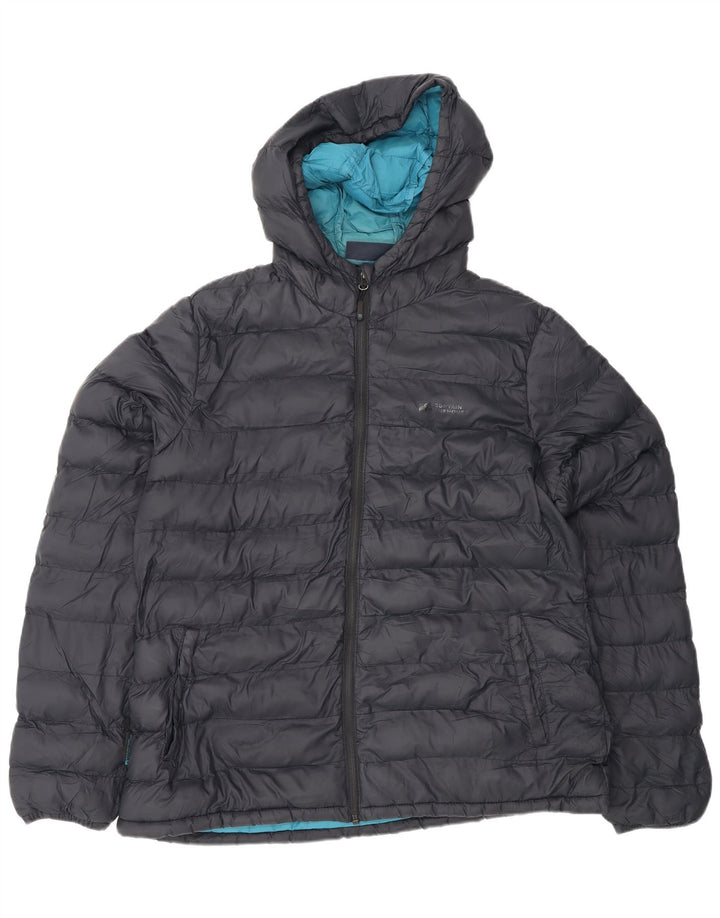 Mountain Warehouse Womens Hooded Oversized Padded Jacket UK 18 XL Navy Blue