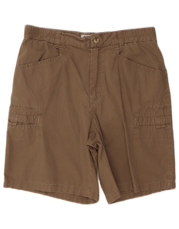 COLUMBIA Womens Cargo Shorts US 9 Medium W28 Brown Cotton