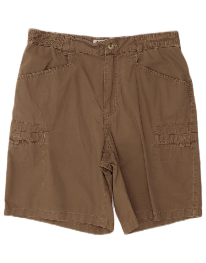 COLUMBIA Womens Cargo Shorts US 9 Medium W28 Brown Cotton