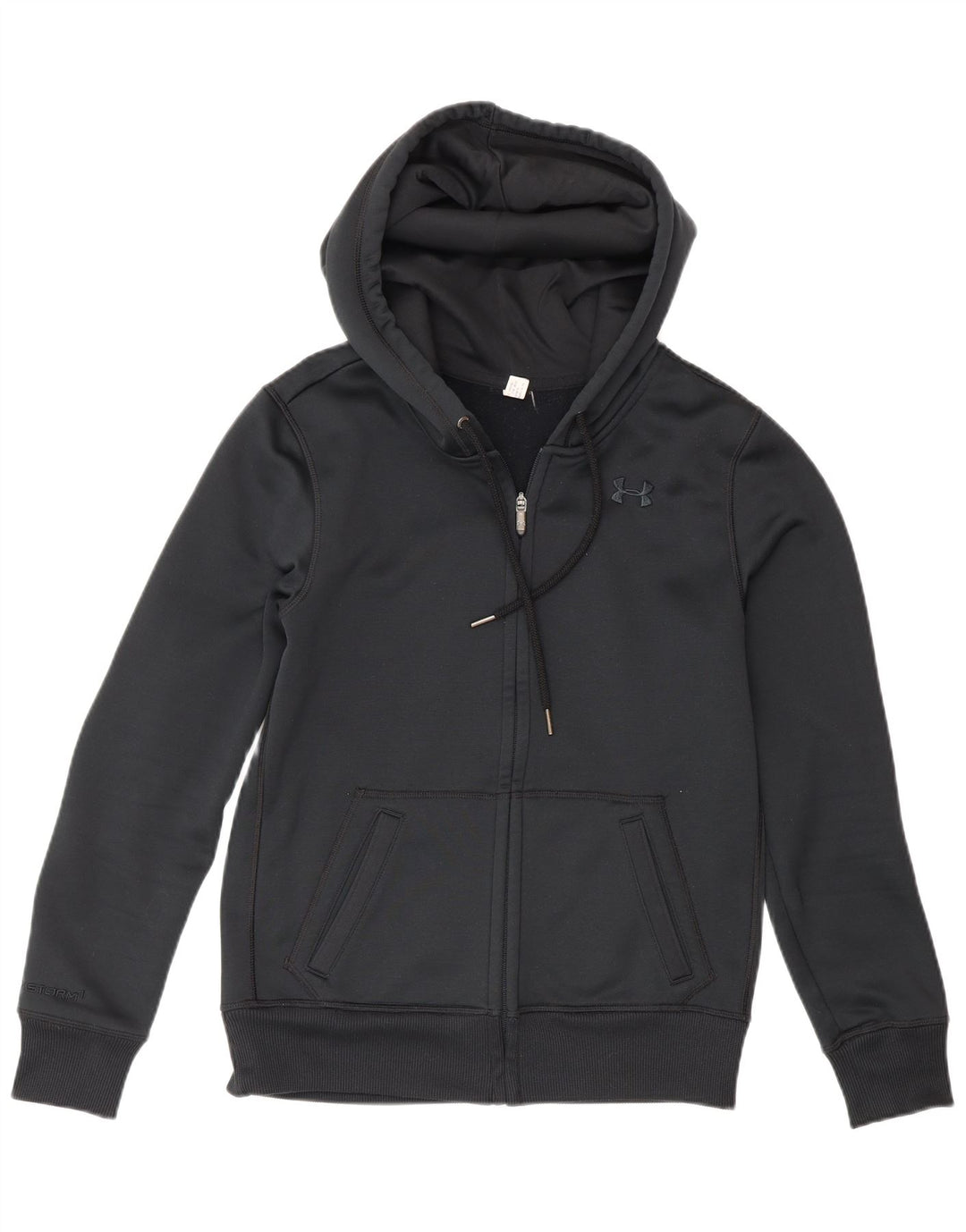 Under Armour Mens Zip Hoodie Sweater Small Black