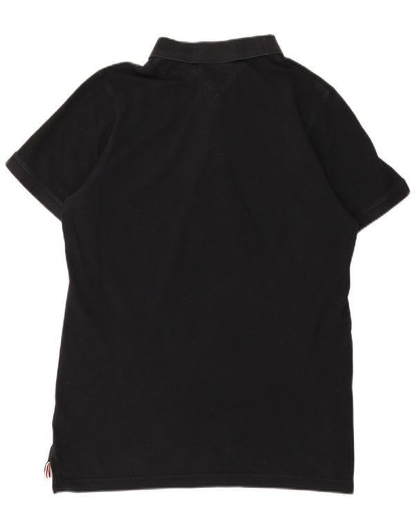 Tommy Hilfiger Mens Polo Shirt XL Black Cotton